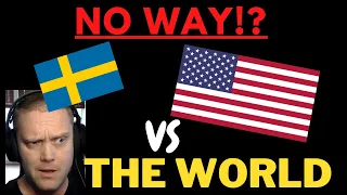 A swede reacts to: The United States USA vs The World (Who Would Win  Military/Army Comparison)