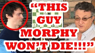 Chess Terminator vs Paul Morphy Fan Will Make Your Heart RACE! Captain Catlan vs Morphy Bob