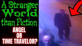 ANGEL or TIME TRAVELER Saves Mans Life Caught On Video!