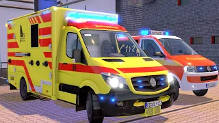 Emergency Call 112 - Dresden Ambulance Responding! 4K