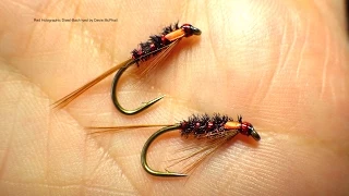 Tying the Red Holographic Diawl Bach with Davie McPhail