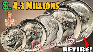 Top 5 Ultra One Dime Coins Most Valuable Roosevelt One Dime worth money!Coins worth pennies!