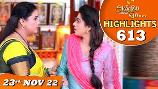 Anbe Vaa Serial | EP 613 Highlights | 23rd Nov 2022 | Virat | Delna Davis | Saregama TV Shows Tamil