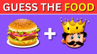 Guess The Food By Emoji🍔|| Food and Drink by Emoji Quiz🍓🧀😋||