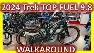 2024 Trek Top Fuel 9.8 walkaround - Matte Emerald Iris Color ( Music) @uci_mtbworldseries @gcn