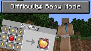 Aku Tamatin Minecraft Baby Mode...