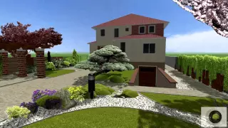 3D Stĺpiková záhrada