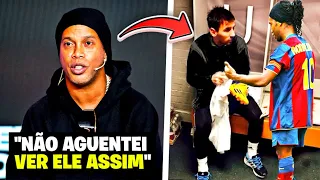 MESSI ERA MUITO TÍMIDO, ENTÃO RONALDINHO GAÚCHO O AJUDOU..