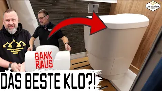 Beste Toilette im Wohnmobil: CLESANA Einbau statt Banktoilette! HYMER 4x4