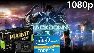 Crackdown 3  PC GTX 1050 Ti 4GB GDDR5 & Intel i7-3770