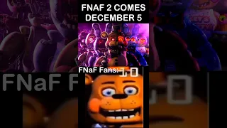 FNaF Moie 2 RELEASE DATE REVEAL: FNAF Fans Reaction | FNaF Movie 2 LEAK