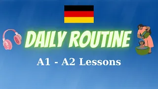 Daily Routine in German - A1 & A2 Lessons
