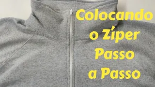 Como colocar zíper no casaco? colocando o zíper no casaco plus size feminino passo a passo.