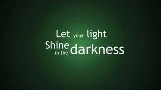 Let Your Light Shine In The Darkness - New Scottish Hymns