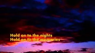 RICHARD MARX -  Hold On To The Nights (with lyrics)