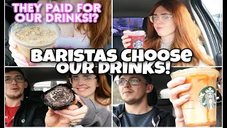Letting Starbucks Baristas CHOOSE MY DRINKS FOR A WEEK! 🧋