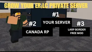My Best Tips | Grow Your ER:LC Private Server! | Roblox ER:LC
