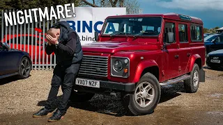 NIGHTMARE!! I Bought A Land Rover Defender! (Banger Of The Week)