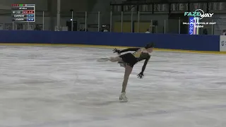 Evelina Barsamova LAT, Advanced Novice, FS, Tallink Hotels Cup 2024