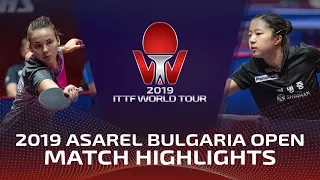 Shin Yubin vs Anastasia Kolish | 2019 ITTF Bulgaria Open Highlights (Pre)