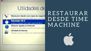 Restaurar MAC desde Time Machine