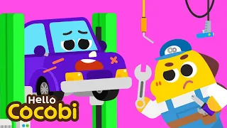 Little Mechanic | Fix Cars Together | Job Songs | Kids Songs | Dinosaurs | Hello Cocobi