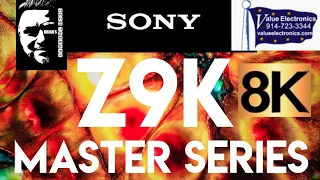 SONY Z9K 8K MASTER SERIES LED!! SONY'S MINI LED FLAGSHIP.  UNBOXING, SET UP AND FIRST IMPRESSIONS.