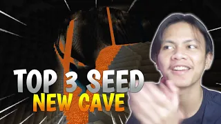 TOP 3 SEED CAVE TERBARU Untuk Minecraft BEDROCK / MCPE !!! (Caves & Cliff Update Part2)