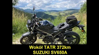 Wokół Tatr Suzuki SV650A 2023