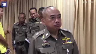 Chilling moment Thai murderer shows police how he killed backpacker