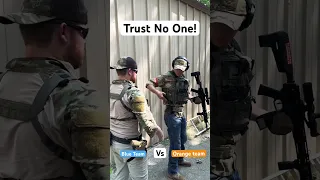 Trust No ONE! Blue vs Orange- #airsoft #reels #shorts #warzone #funny #subscribe #blue # orange