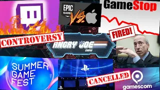 AJS News- Twitch tries Changing Sponsor Rules, Gamestop CEO FIRED, NO Sony at Gamescom, Summer Fest