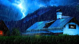 Som De Tempestade Intensa (Dormir e Relaxar)- ASMR Chuva e Muito Trovão no Telhado - Heavy Rainstorm