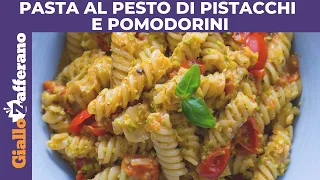 PASTA AL PESTO DI PISTACCHI E POMODORINI: pronta in 30 minuti!