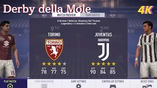 FIFA 18 Gameplay [PS5 4K] Derby della Mole-Torino vs Juventus-SERIE A [EA SPORTS]