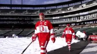 Generations of Red Wings Alumni Hit The Ice - Alumni Showdown - 2013 Hockeytown Winter Festival