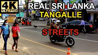 [4K] Walking in Sri Lanka, TANGALLE Streets 4K, ASMR, No Talk, Street Sounds. REAL SRI LANKA