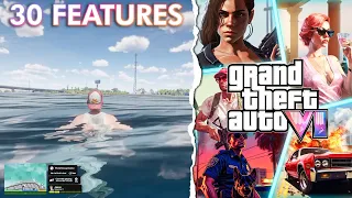 30 Features GTA 6 WILL HAVE (From GTA 6 Leak)