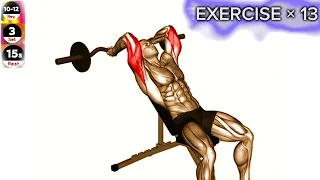 15 Best Triceps Exercises | Triceps workout with Dumbbells #fitness #gym #viral #bodybuilding