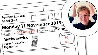 FAST! Edexcel GCSE Maths November 2019 Paper 3 Higher