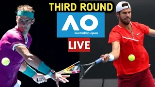 Australian Open 2022 (3R) Rafael Nadal vs. Karen Khachanov