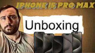 iPhone 15 pro max 1tb unboxing