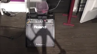 Roland PM-100 Vdrum Amp Demo And Review