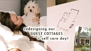 redesigning our GUEST COTTAGES + self care day!!! | VLOGMAS Day 14