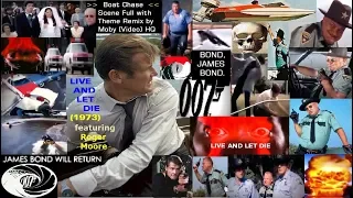 James Bond | Theme Song | #jamesbond Theme Remix | Roger Moore | Live and Let Die | Boat Chase #007