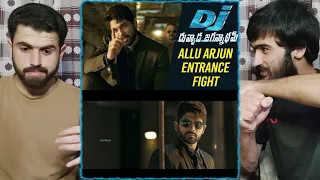 DJ Movie Allu Arjun Entrance Fight Scene Reaction | MZ Reactions