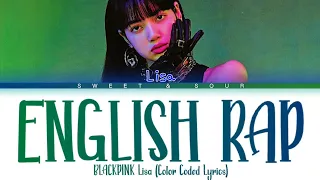 BLACKPINK Lisa - English Rap Parts (2021 UPDATE) (Color Coded Lyrics)