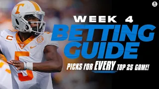 Free Picks for EVERY Top 25 game in College Football [Week 4 Betting Guide] | CBS Sports HQ