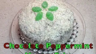Chocolate Peppermint Mousse Cake Thermochef Video Recipe cheekyricho