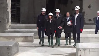 Paris inaugurates giant storage basin meant to allow Olympic swimming in the River Seine